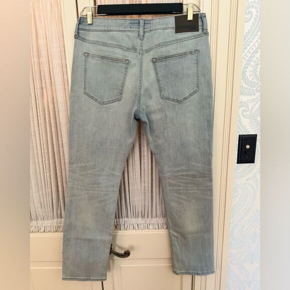 Express slim skinny hyperstrech blue jeans - Picture 3 of 7